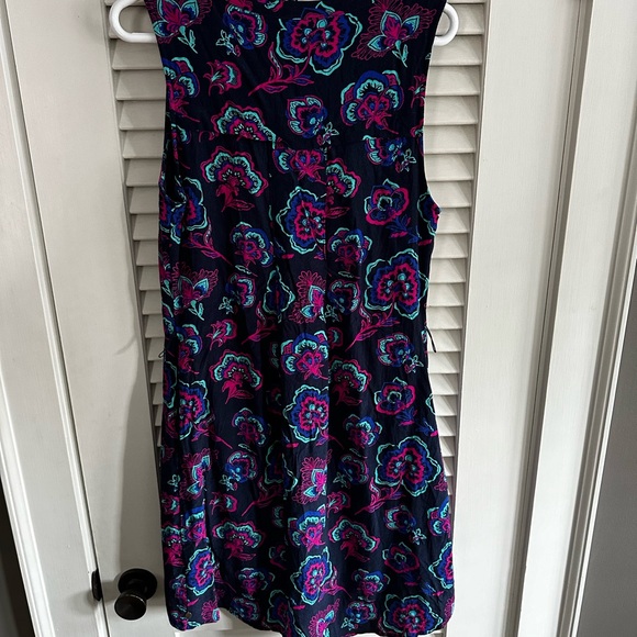 Hatley Split Neck Floral Shirt Dress size M - Picture 4 of 5